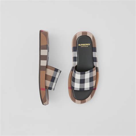 burberry cotton slides